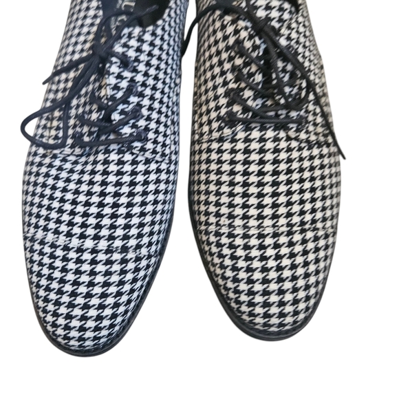 Lauren Ralph Lauren Maryna II Houndstooth Oxfords Size 8.5B - Picture 7 of 10